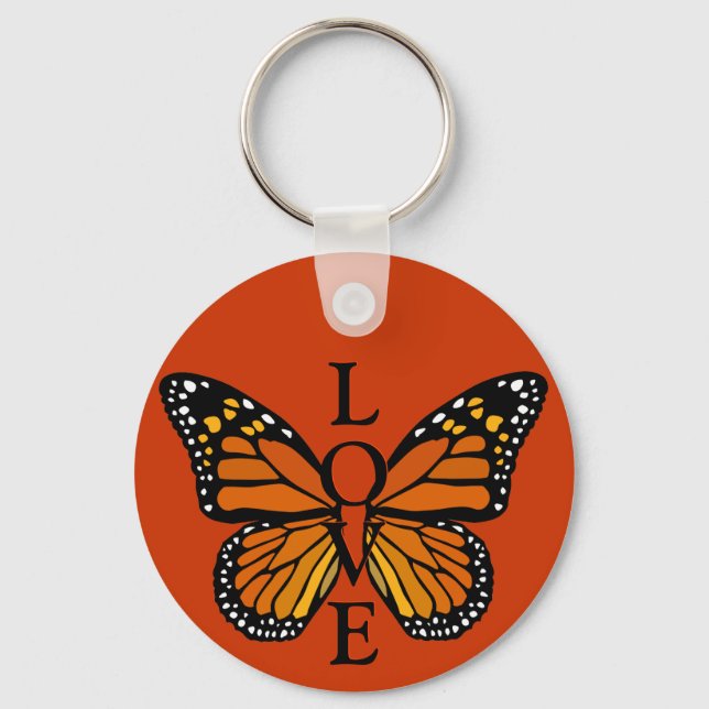 Llavero Regalos de mariposa de estilo Keychain Love Butter (Anverso)