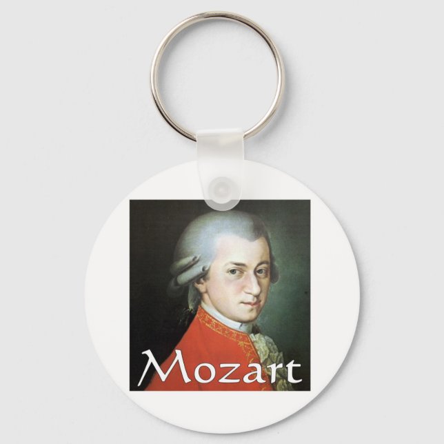 Llavero Regalos de Mozart para amantes de la música (Anverso)