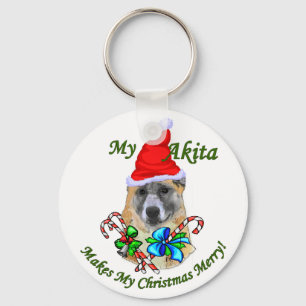 Llavero Regalos de Navidades Akita