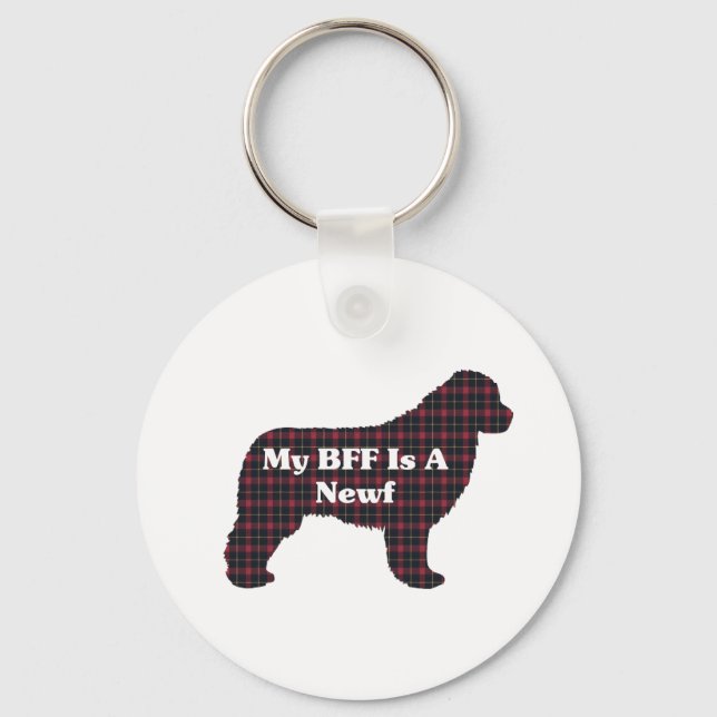 Llavero Regalos de Newfoundland BFF (Anverso)