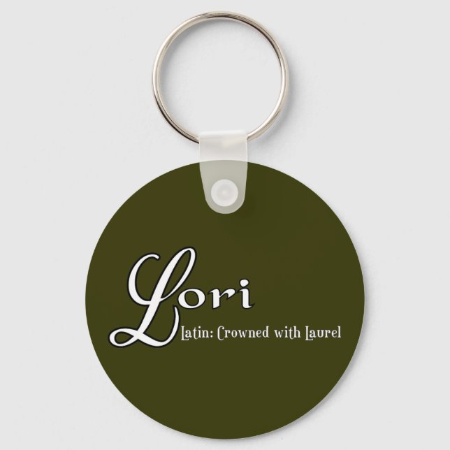 Llavero Regalos de nombres personalizados de Lori (Anverso)