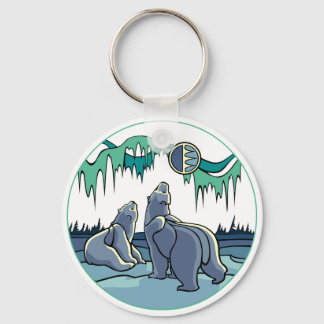 Llavero Regalos de oso polar en la cadena de claves de art