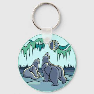 Llavero Regalos de oso polar en la cadena de claves de art