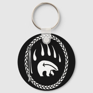 Llavero Regalos de oso tribal de la cadena de arte de las