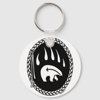 Llavero Regalos de oso tribal de la cadena de arte de las