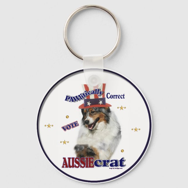 Llavero Regalos de pastores australianos (Anverso)