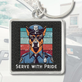 Llavero Regalos de perros de texto personalizados para ofi