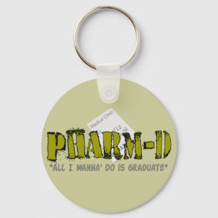 Llavero Regalos de Pharm-D (estudiante de la farmacia)