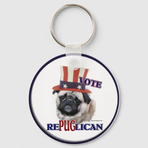 Llavero Regalos de Pug Lovers