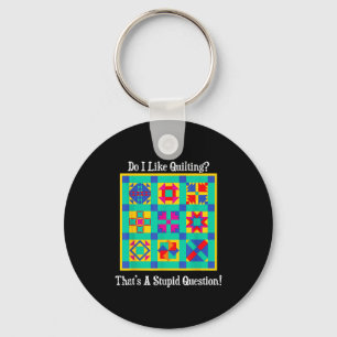 Llavero Regalos de quilt Citas Bloques Vintage Patrones Pa