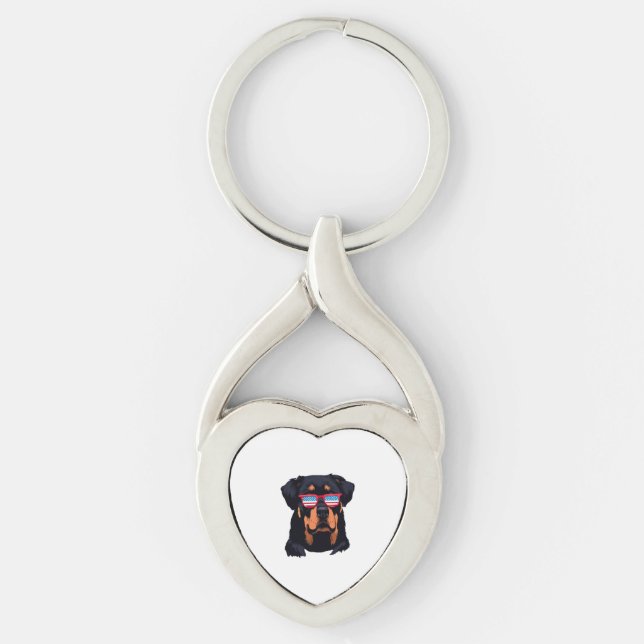 Llavero Regalos de Rottweiler Lovers (Anverso)