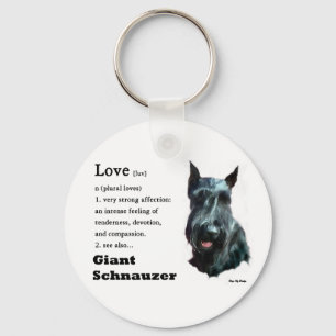 Llavero Regalos de Schnauzer gigantes