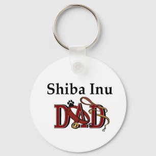 Llavero Regalos de Shiba Inu Dad