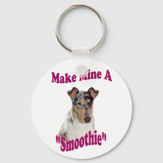 Llavero Regalos de Smooth Collie (Anverso)