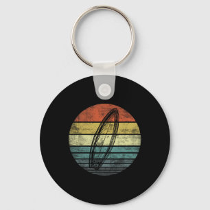 Llavero Regalos de surfista Silueta de tabla de surf al at
