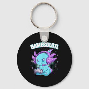 Llavero Regalos de videojuegos de axolote kawaii de anime 