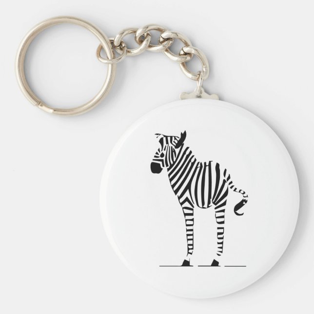Llavero Regalos de Zebra Lovers (Frente)