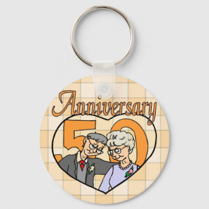 Llavero Regalos del 50° aniversario del Boda