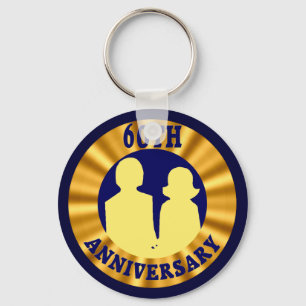 Llavero Regalos del 60° Aniversario del Boda