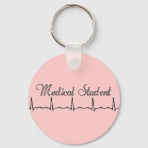 Llavero Regalos del diseño del estudiante de medicina QRS