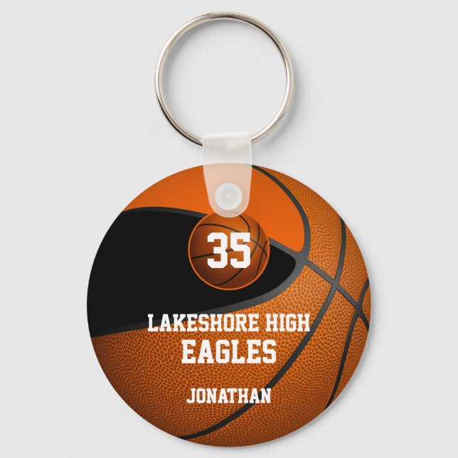 Llavero Regalos del equipo de baloncesto de los naranjas n (Anverso)