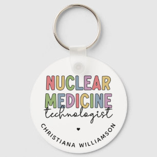 Llavero Regalos del personalizado Técnico de Medicina Nucl