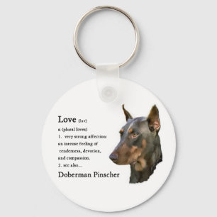 Llavero Regalos del Pinscher del Doberman