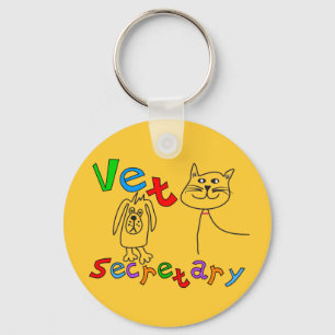 Llavero Regalos del Secretario de veterinaria, Secretario 