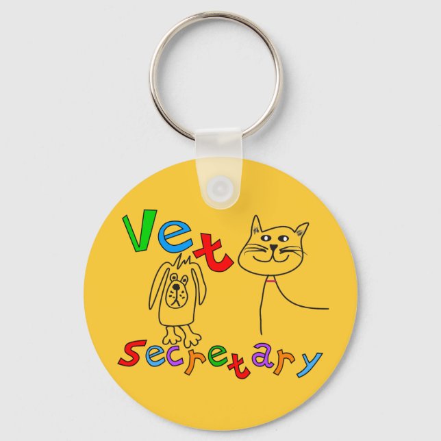 Llavero Regalos del Secretario de veterinaria, Secretario  (Anverso)