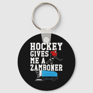 Llavero Regalos divertidos de hockey para hombres vintage 