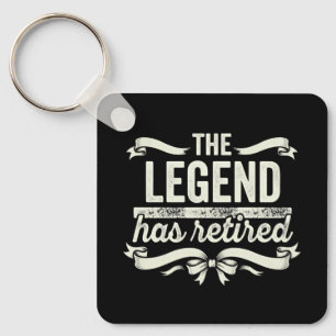 Llavero Regalos Divertidos de Jubilación La Leyenda Ha Ret