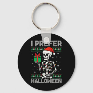 Llavero Regalos divertidos de Navidad Prefiero esqueleto d