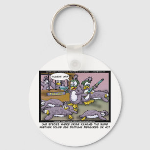 Llavero Regalos Divertidos de Perfil de Pingüino Camisetas