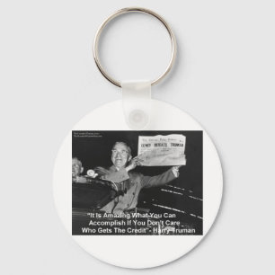 Llavero Regalos Divertidos Dewey Derrota a Truman Camiseta
