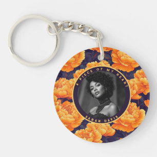 Llavero Regalos Elegantes de Aniversario Flor de Peonía
