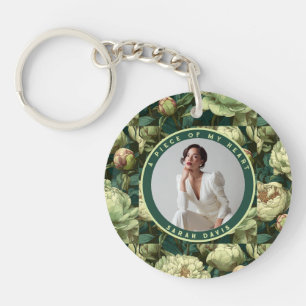 Llavero Regalos Elegantes de Jubilación para Abuelo Flor d