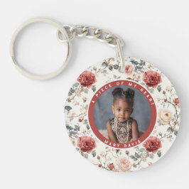 Llavero Regalos elegantes para el marido flor de rosa