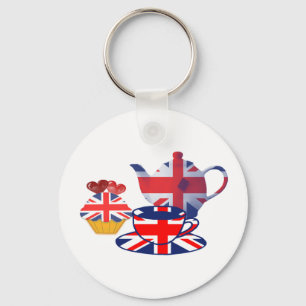 Llavero Regalos en inglés de tiempos del té