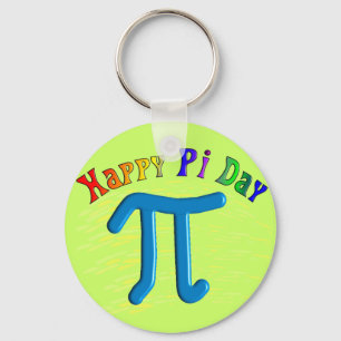 Llavero Regalos felices del día del pi, diseño único de