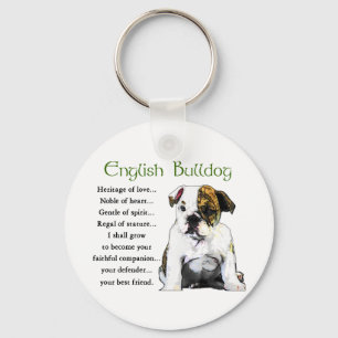 Llavero Regalos ingleses del bulldog