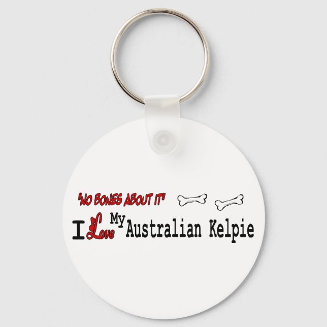 Llavero Regalos Kelpie australianos (Anverso)