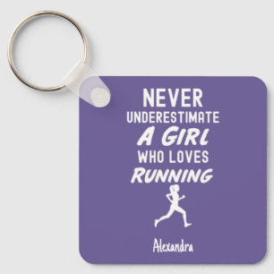 Llavero Regalos Morados Divertidos Para Correr Para Niñas