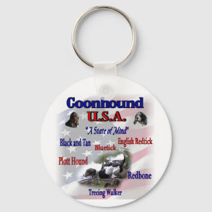 Llavero Regalos para Amantes de Coonhound