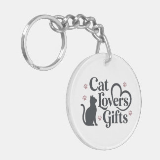 Llavero Regalos para Amantes de Gatos Diseño de Huella de