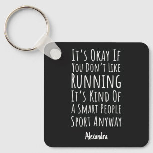 Llavero Regalos para corredores de maratón Divertida carre