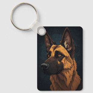 Llavero 🐕 Regalos para dueños de pastor alemán 🐕
