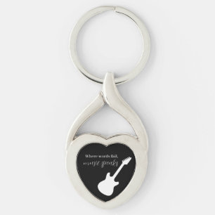 Llavero Regalos para guitarristas, músicos y bailarines