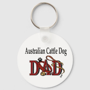 Llavero Regalos para papá de perro boyero australiano