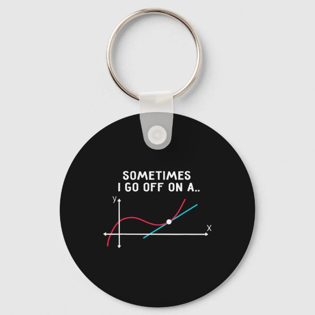 Llavero Regalos para profesores de matemáticas - A veces m (Anverso)
