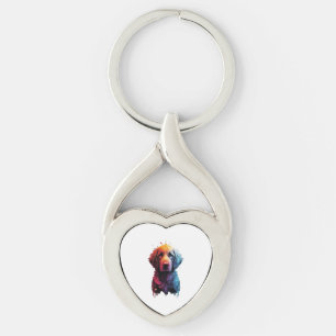 Llavero Regalos para quien ama a los perros camisetas clás